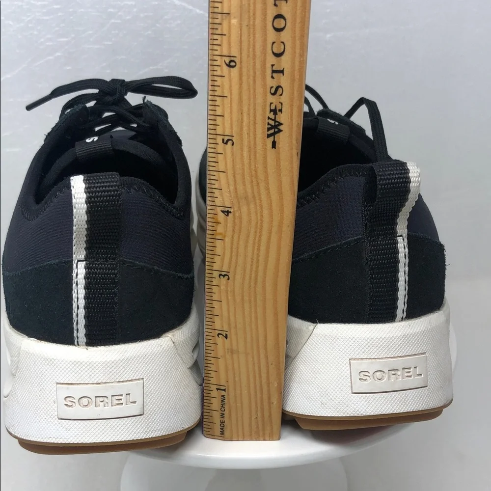 Sorel Ona 503 Sneakers Everyday Waterproof Low Top Black and Chalk Size 9 - Picture 12 of 13